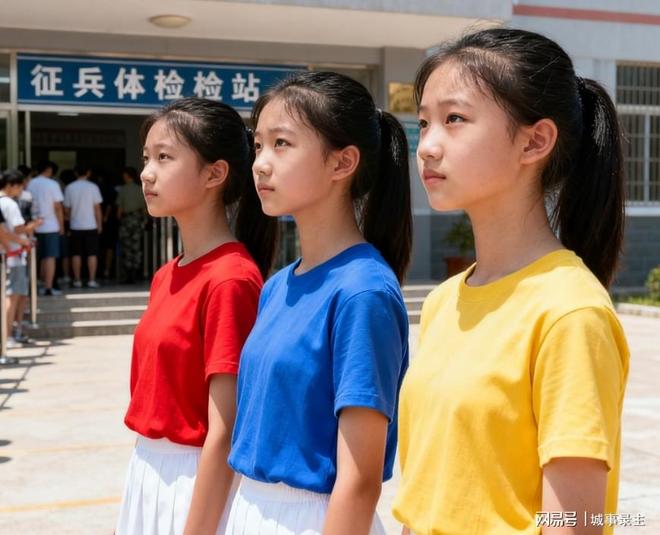 三胞胎姊妹同去参军体检征兵护士惊叫：赶紧联系警方